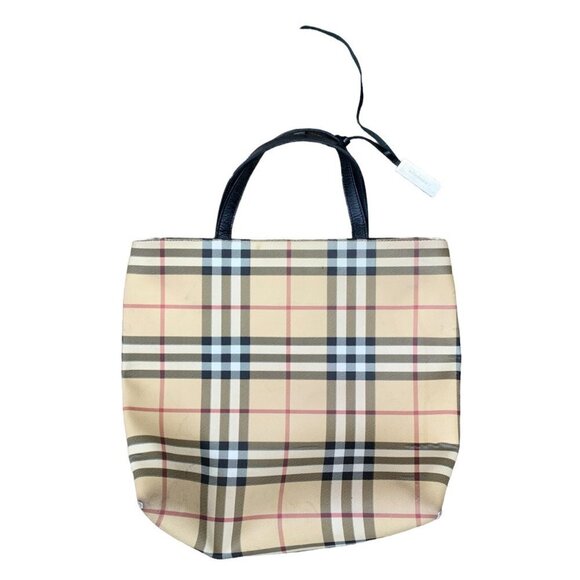 VINTAGE Burberry Novacheck Purse Bag - Picture 1 of 15
